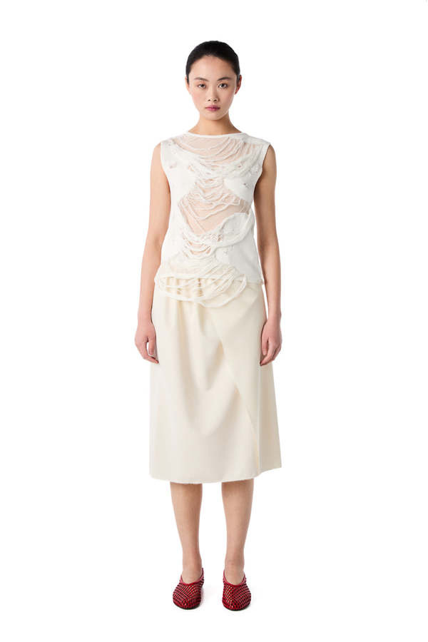 MM6 Maison Margiela Distressed Top