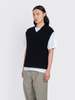 Margaret Howell Cable Slipover - Black - Thumbnail 2