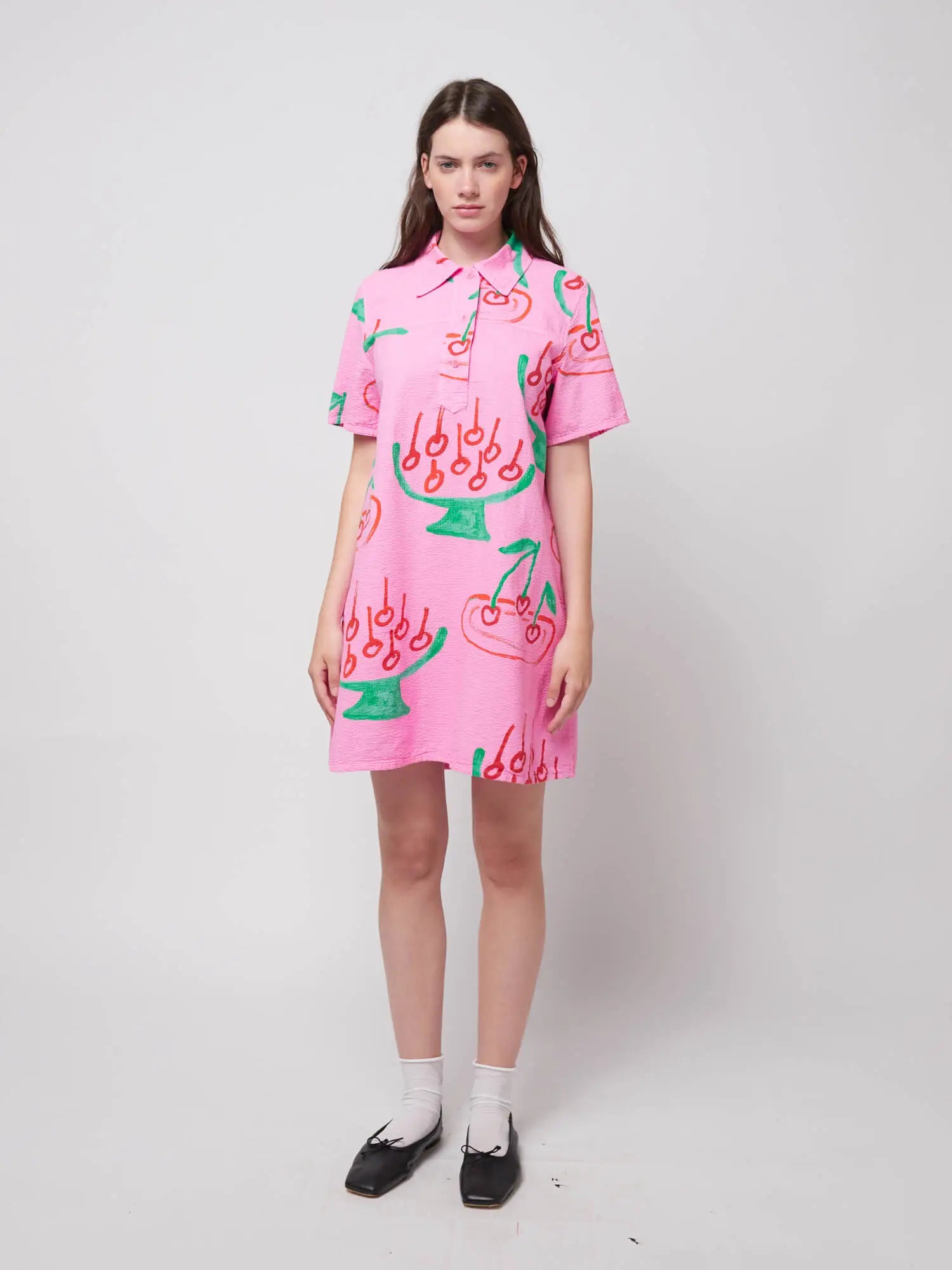 cherry print shirt dress Cherry Pie Shirt Dress  TV STYLES