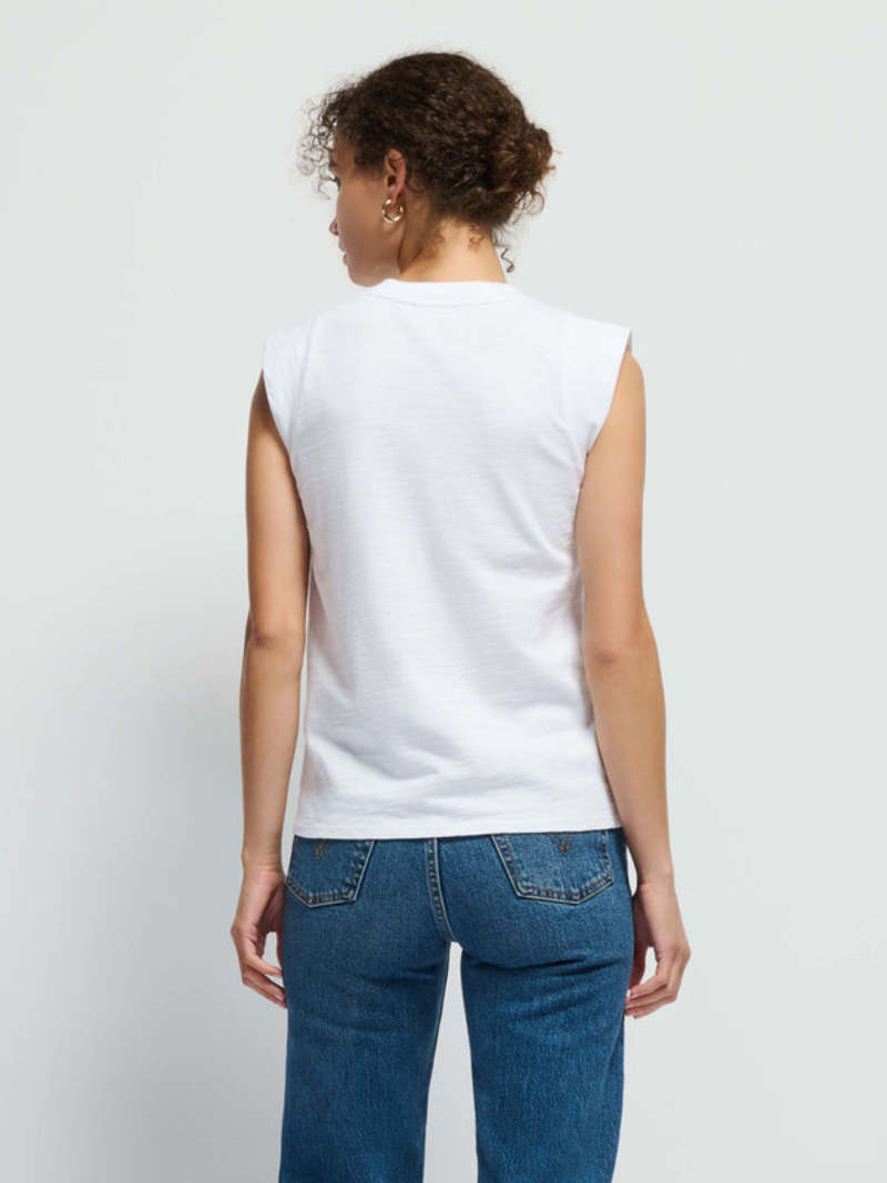Nation Ltd Patti Muscle Tank - White