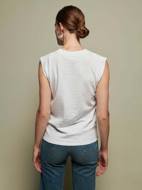 Nation Ltd Patti Muscle Tank - White