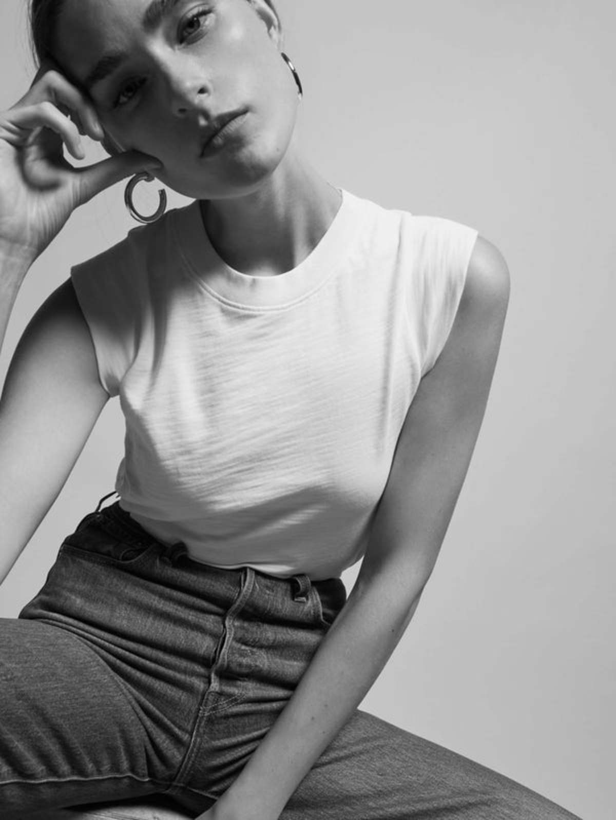 Nation Ltd Patti Muscle Tank - White - Image 10 of 11