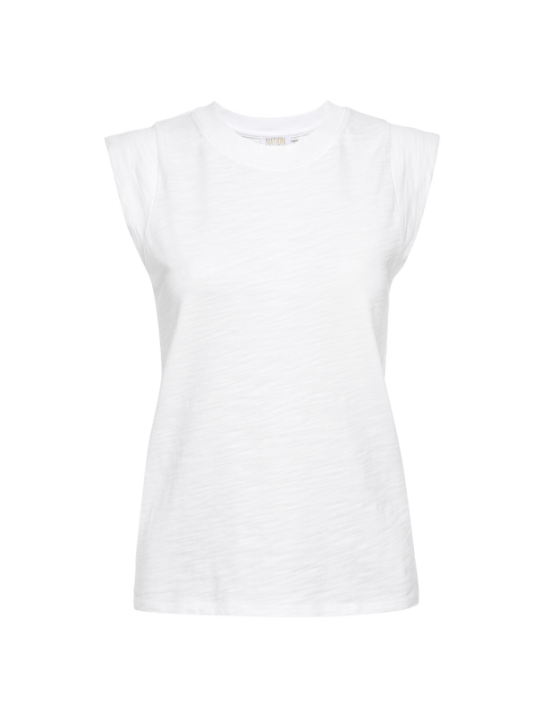 Nation Ltd Patti Muscle Tank - White