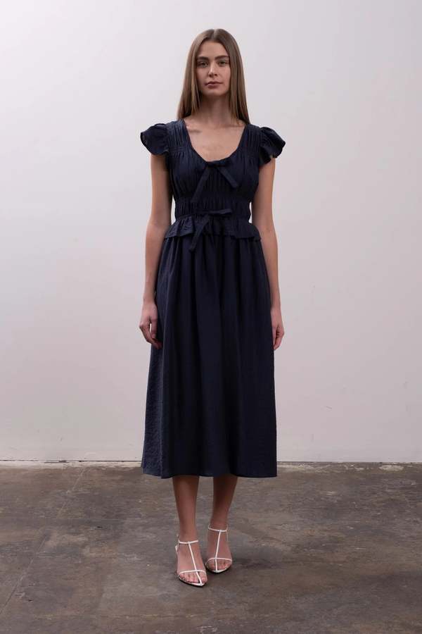 sachin and babi light blue dress Moon River Eyelet Detail Skirt
