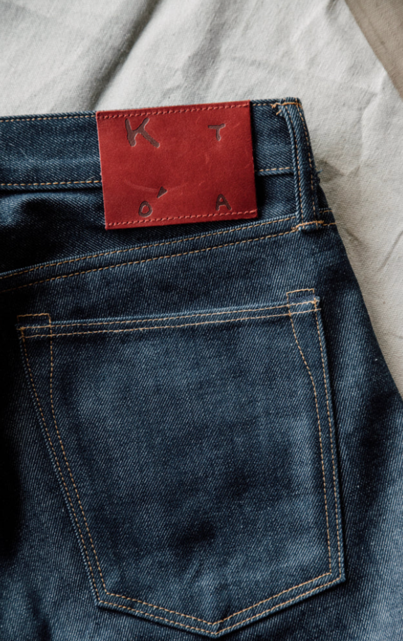 Hiroshi Kato The Hammer Straight Natural Slub Indigo 12.5 oz. Jeans