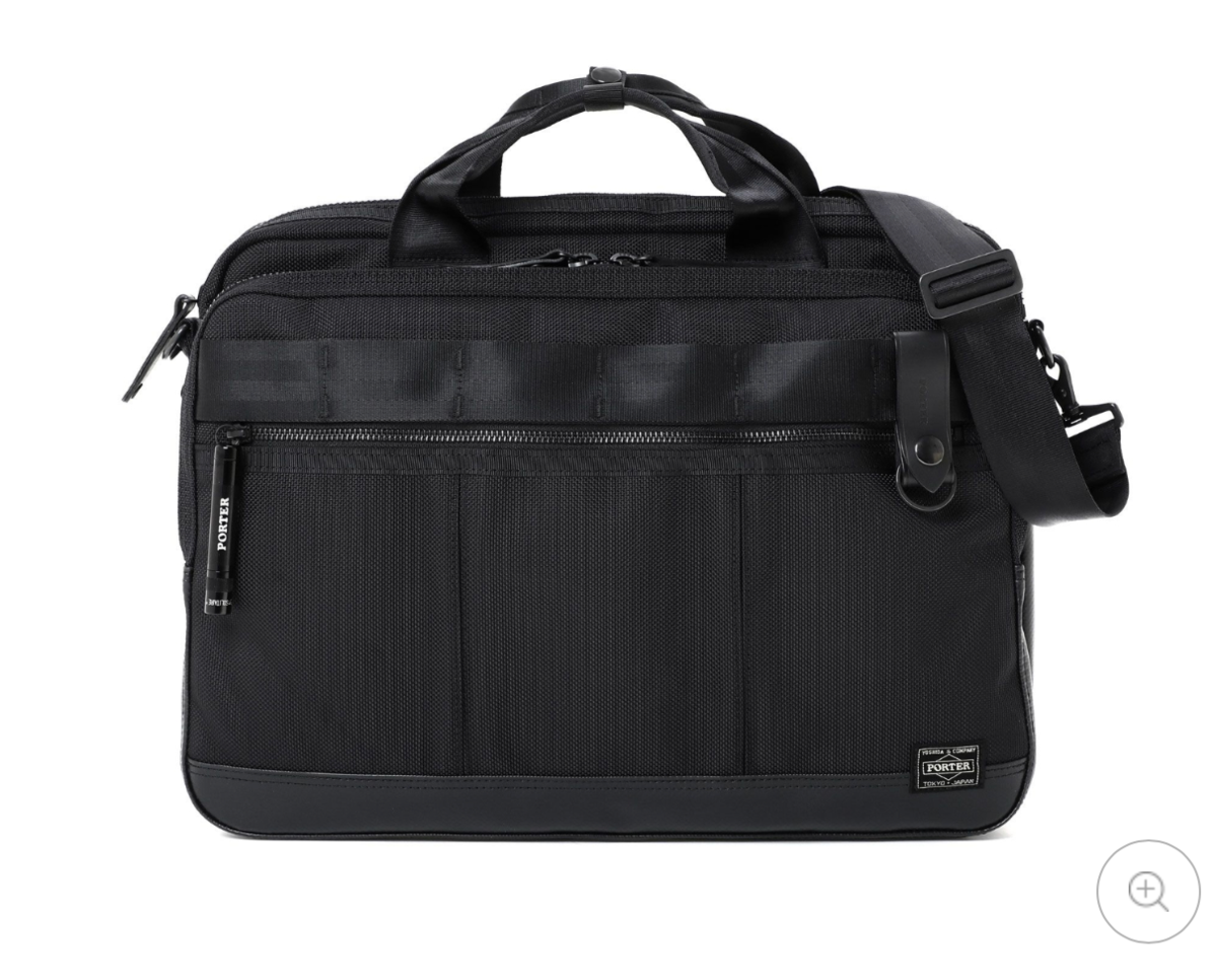 PORTER★HEAT★3WAY★BRIEFCASE Porter-Yoshida & Co. Heat 3Way Briefcase Black at CareOfCarl.com