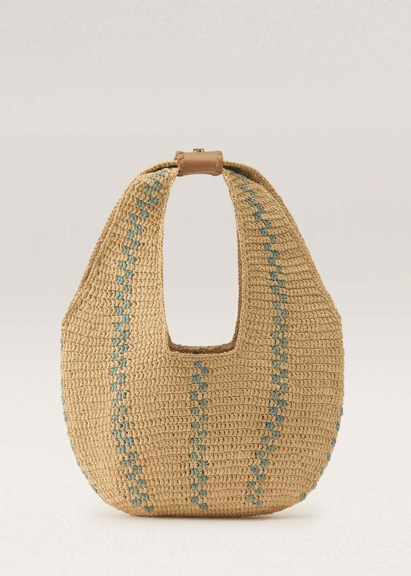 【HELLEN KAMINSKI 】上品シルエットかごバック Aquarius Hobo Aquarius Hobo Mini Bag Nutshell/Natural - Helen Kaminski US