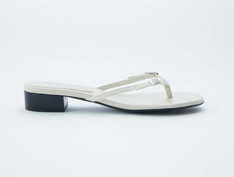 靴 Paloma Wool | Mica Sandal MICA DENIM-Washed-effect thong sandals adjustable buckles