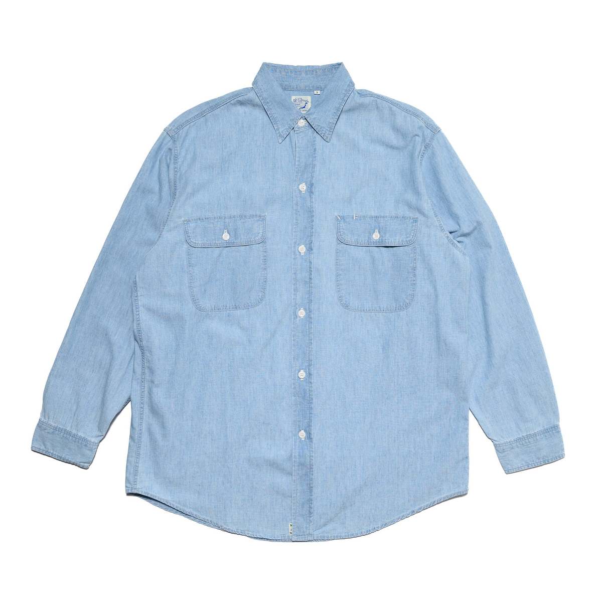 Orslow Chambray Work Shirt - Image 1 of 8