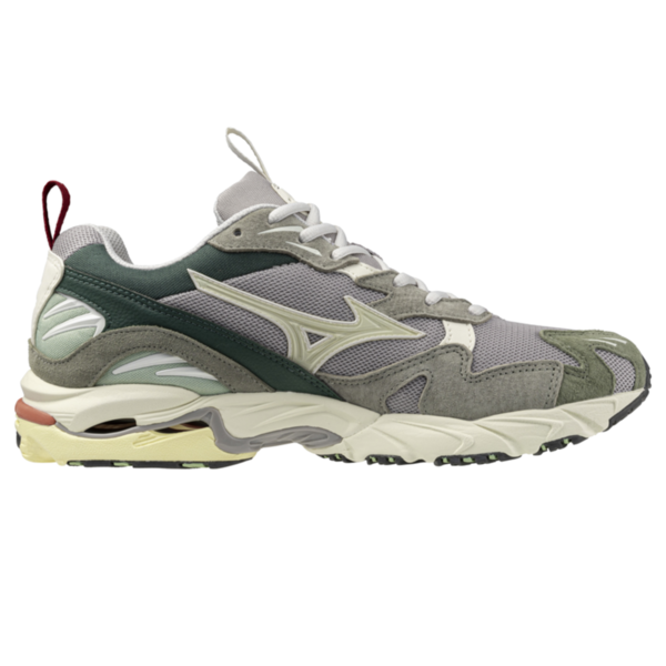Mizuno Gray and Green‎ Athletic Shoes Mizuno Wave Rider 17 Gray & Green Running Athletic Shoes  main image 3