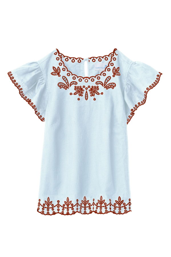 Cartolina Cora Top - Sky