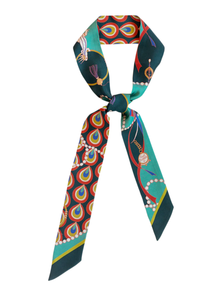 Fabiana Filippi Scarf With Micro Sequins - Black | Garmentory