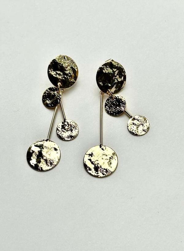 Blue Sky Sparkle Dangle Earrings