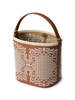 Veronica Beard Small Eyelet Feedbag Bucket Bag - Natural/Hazelwood - Thumbnail 2