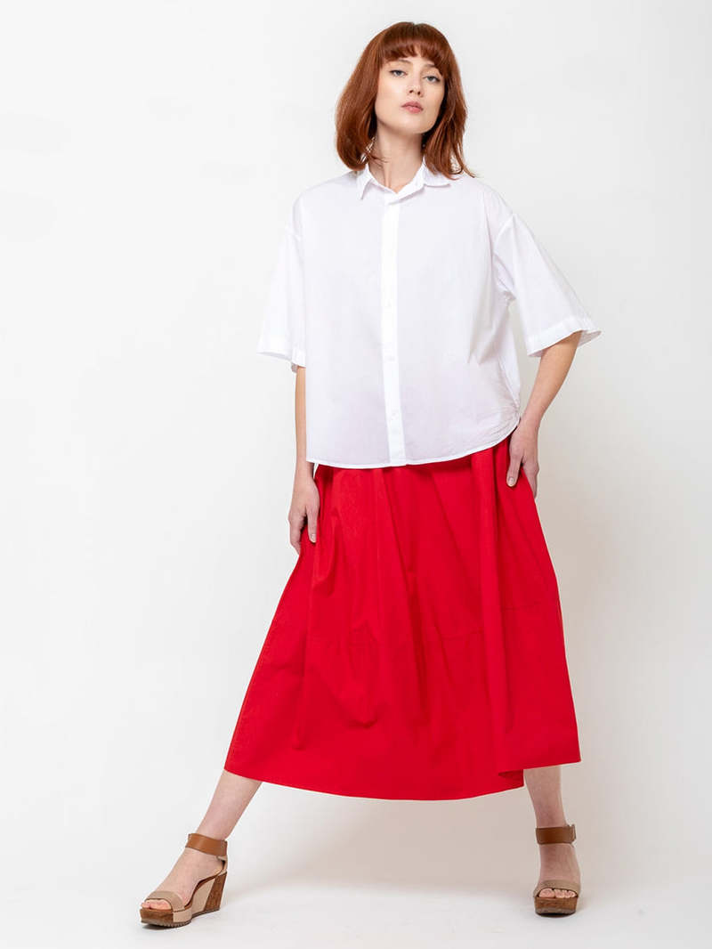 Labo.Art Gonna Gea Cotton Skirt Labo.Art Gonna Gea Cotton Skirt