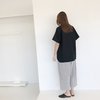LLOYD Linen T-Shirt - Black - Thumbnail 5