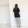 LLOYD Linen T-Shirt - Black - Thumbnail 6