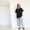 LLOYD Linen T-Shirt - Black - Thumbnail 7