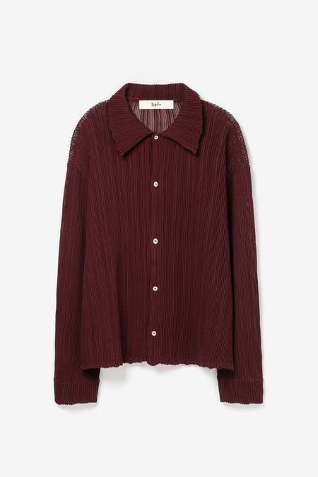 Séfr Palak Denim Shirt - Soft Indigo Blue | Garmentory