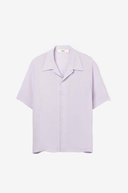 シャツ Sefr DALIANFEA Short Sleeve Shirt Feather White DALIANFEASS2 Séfr Dalian Shirt - Feather White | Garmentory