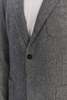 Delikatessen Blend of Italian Virgin Wool/Silk/Linen by Zignone Relaxed Blazer - Grey - Thumbnail 8