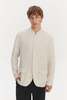 Delikatessen Double Sided Fatigue Italian Linen and Cotton Strong Jacket - Off White - Thumbnail 5