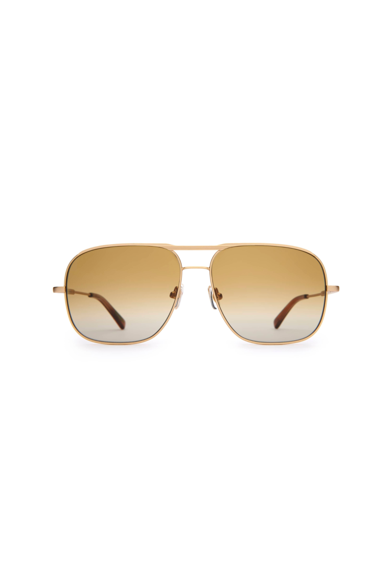 Crap Eyewear The Glass Bubble Sunglasses - Brushed Gold Crap Eyewear The Glass Bubble Sunglasses - Brushed Gold