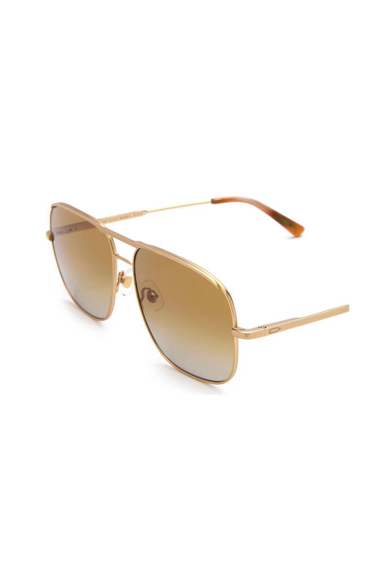 Crap Eyewear The Glass Bubble Sunglasses - Brushed Gold Crap Eyewear The Glass Bubble Sunglasses - Brushed Gold