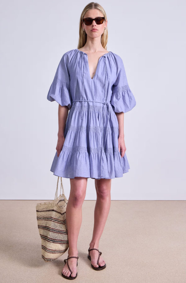 knee length dresses for ladies Apiece Apart | Luz Mini Dress