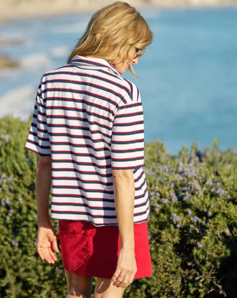 Frank & Eileen Patty Popover Short Sleeve Henley