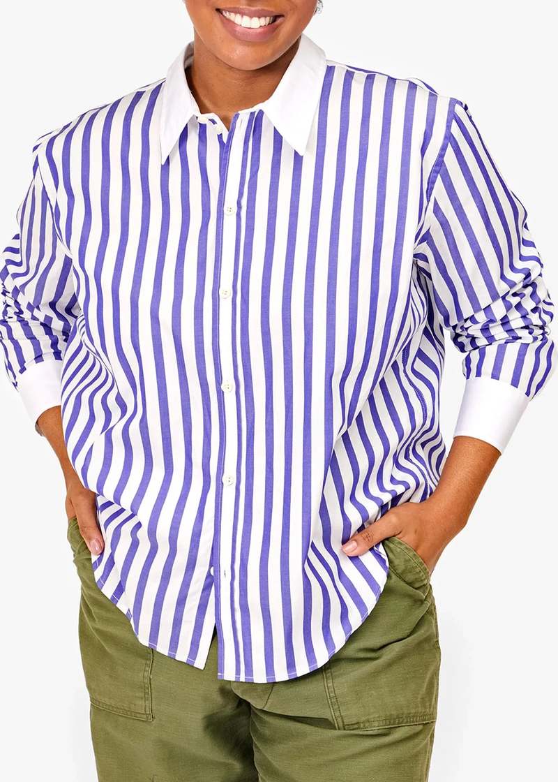 Clare V. Suzette Shirt - Stripe