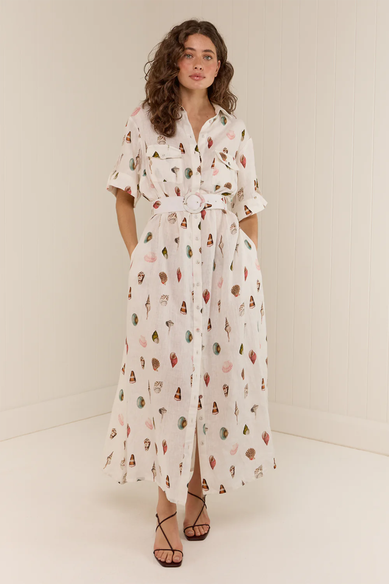 Palm Noosa Memento Dress - Sardinia Shells