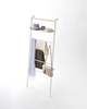 Yamazaki Home Leaning Storage Ladder With Shelf - Thumbnail 1