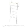 Yamazaki Home Leaning Storage Ladder With Shelf - Thumbnail 7