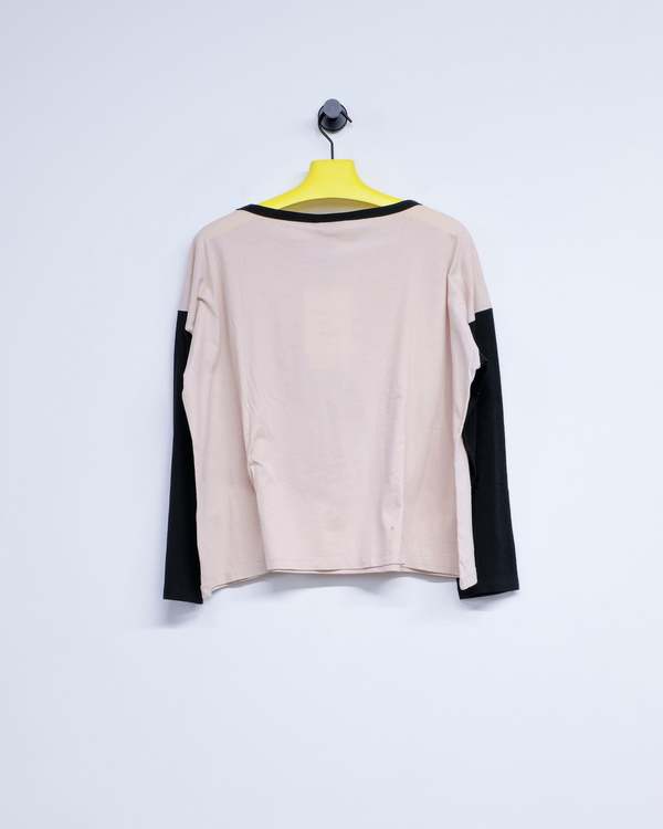 トップス second/layer shrine b-ball tee 25ss SECOND/LAYER Shrine B-Ball Tee - Beige/Black | Garmentory