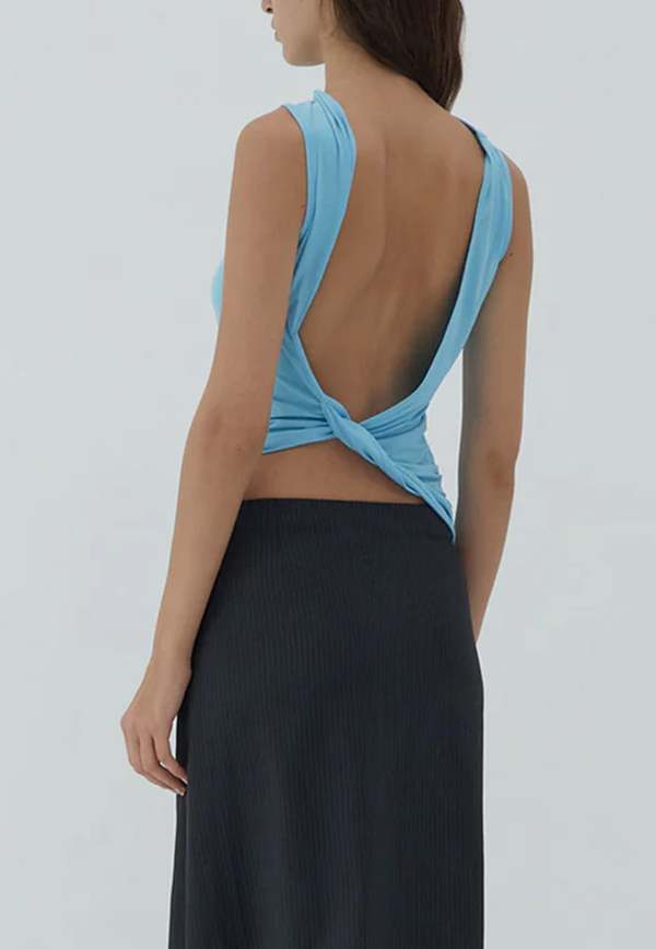 paloma wool 水色 タンクトップ Paloma Wool Blue Che Tank Top Paloma Wool