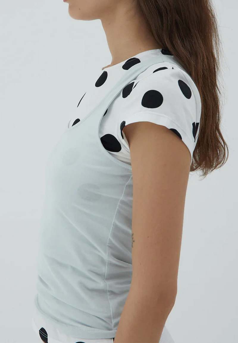 【関税込み】Paloma Wool ブルー＆ホワイト Loana Tシャツ Paloma Wool Blue & White Loana T-shirt Paloma Wool
