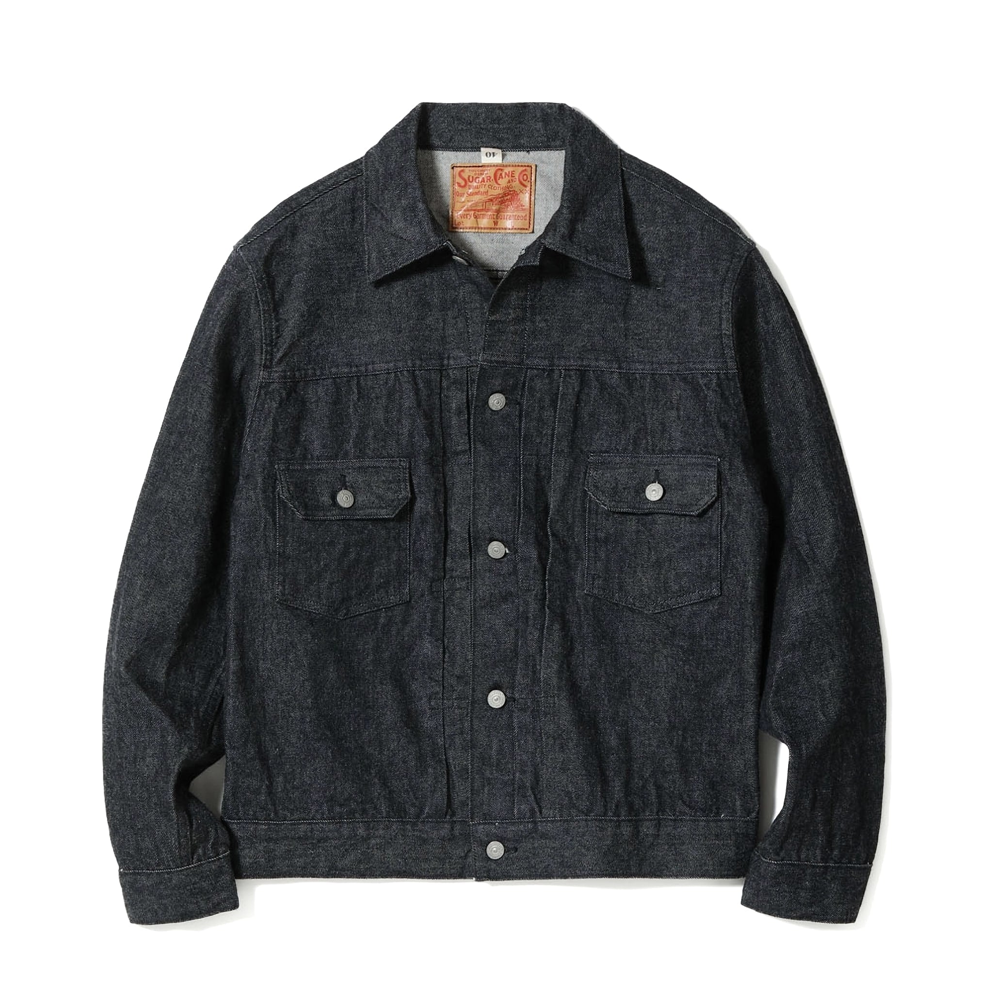 Sugar Cane SC15650 14.25oz Black Selvedge Denim Jacket 1953 Model