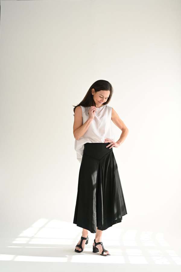 Marc le Bihan Poplin Skirt - Black