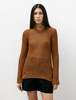 Ernie Palo Back Slit Mesh Knit Top - Thumbnail 1