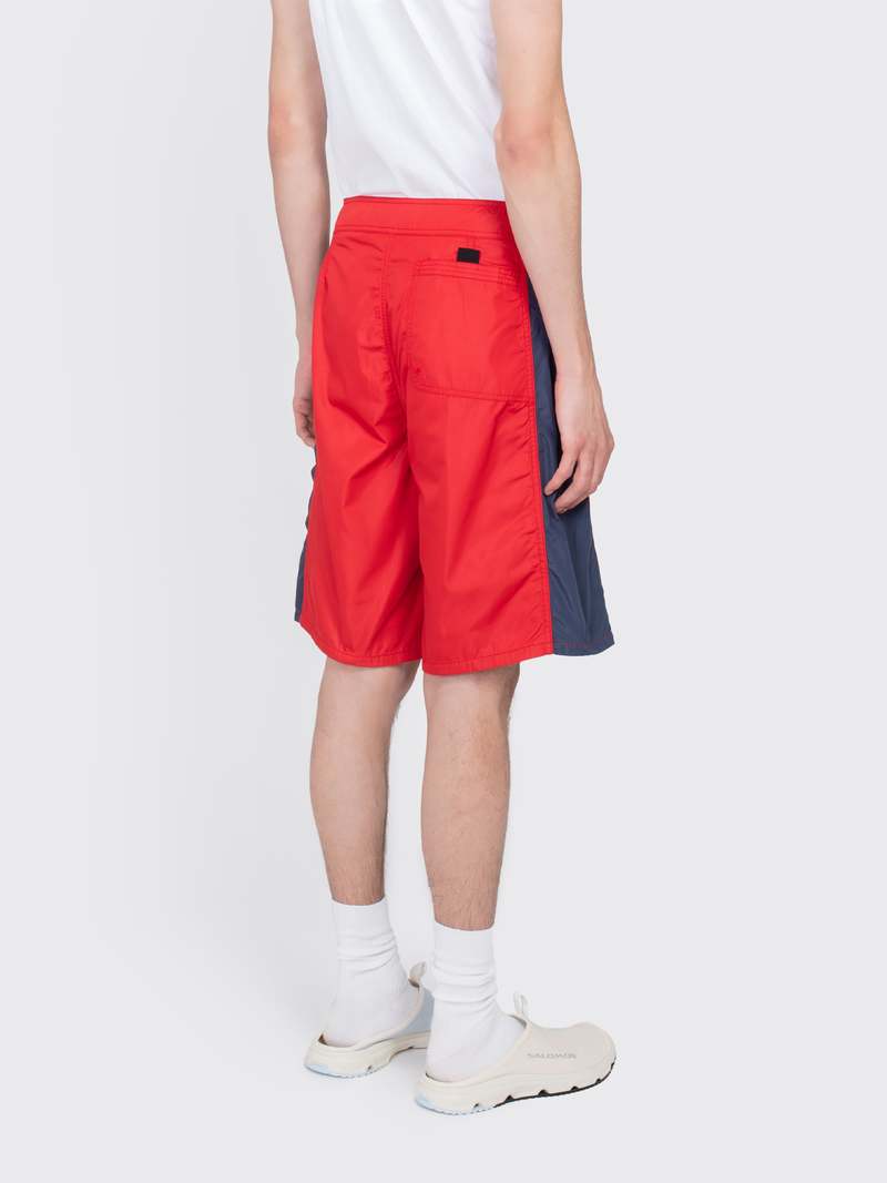 Stussy Paneled Board Short - Red | Garmentory