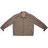 NINO Coated Plain Weave Harrington Jacket - Taupe - Thumbnail 1