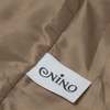 NINO Coated Plain Weave Harrington Jacket - Taupe - Thumbnail 5