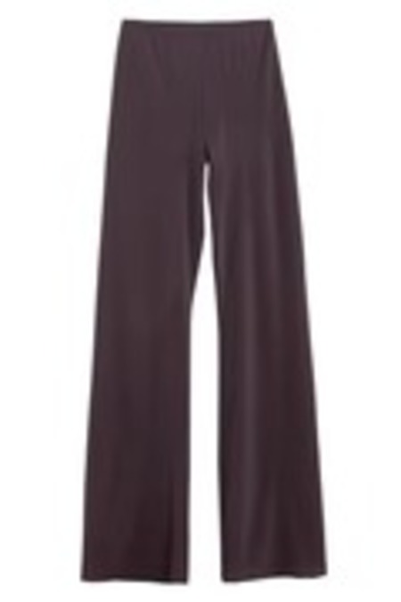 Simone Wild Velvet Volant Capri Pants - Black | Garmentory