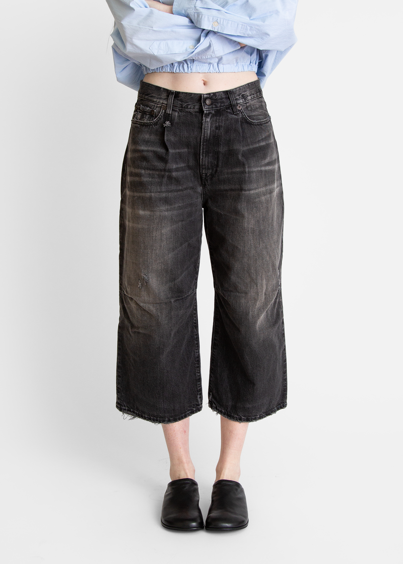 R13 Crop Wide Leg Jean