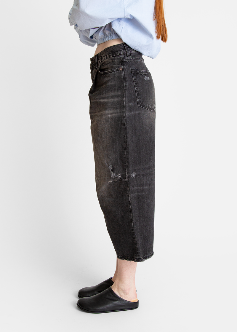 R13 Crop Wide Leg Jean