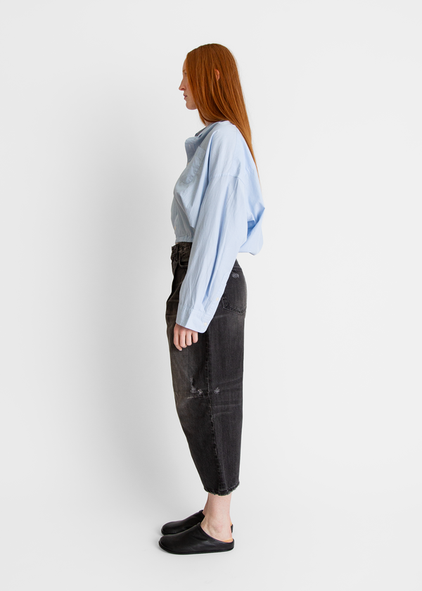R13 Crop Wide Leg Jean