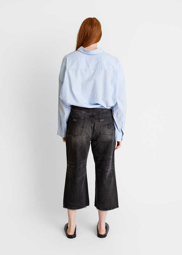 R13 Crop Wide Leg Jean