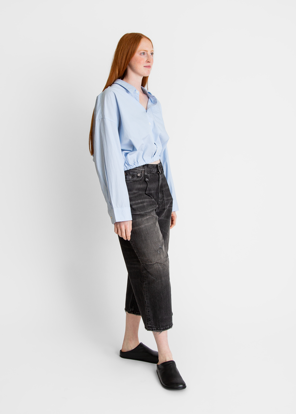 R13 Crop Wide Leg Jean