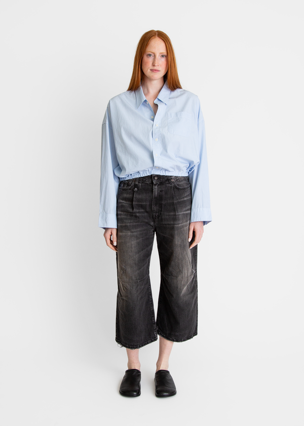 R13 Crop Wide Leg Jean